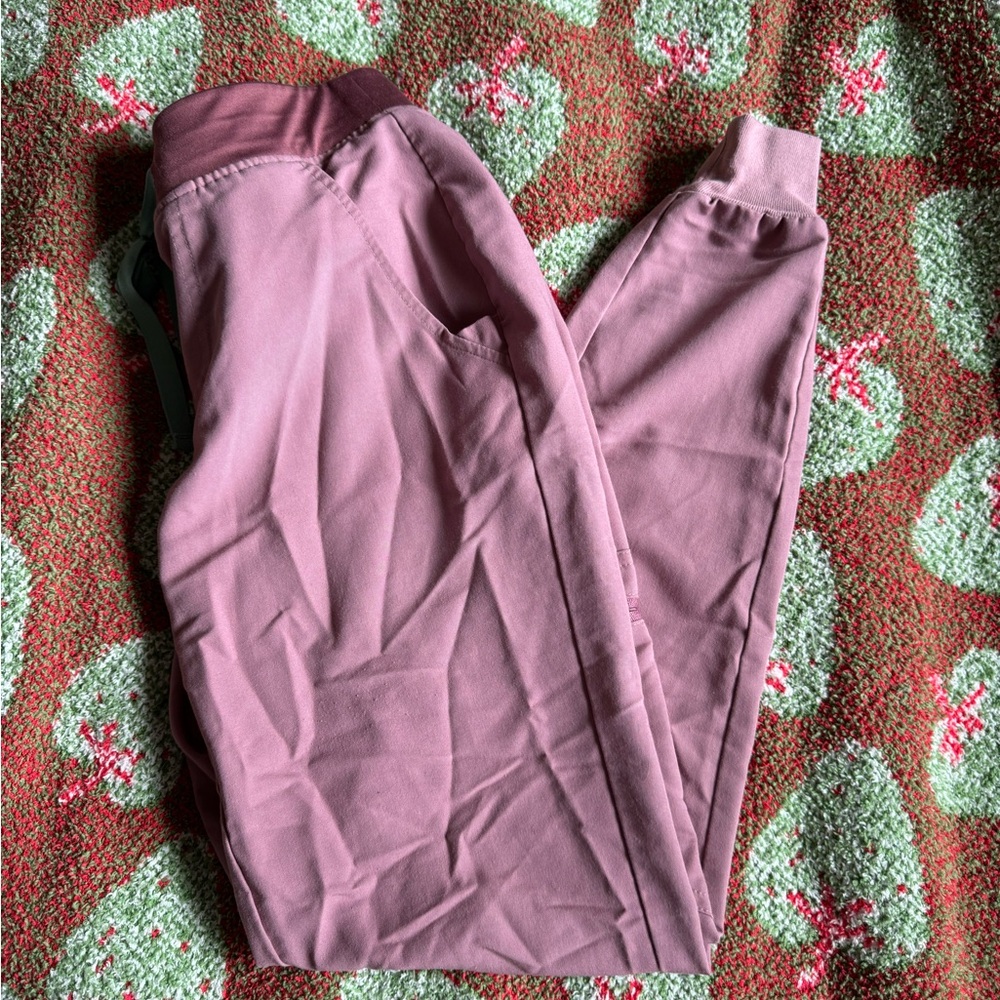 Figs Pink Jogger Pants